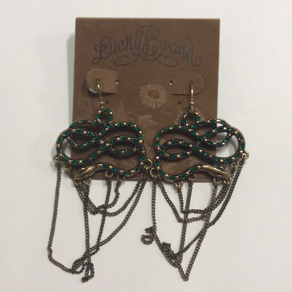 Lucky Brand Snake Earrings